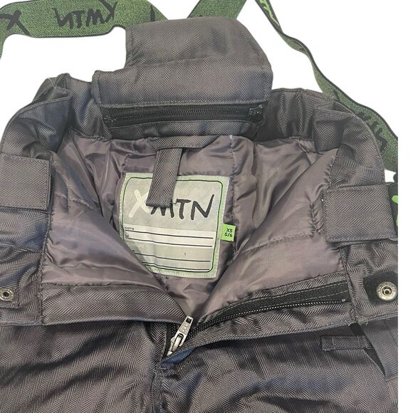 XMTN Kids XS 5/6 Snow Bib Pants Removable Straps Gaiter Cuffs Winter Gray - Picture 8 of 16